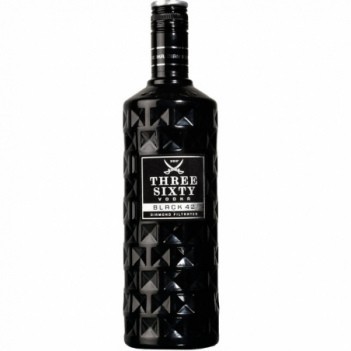 Vodka Three Sixty Black 42 